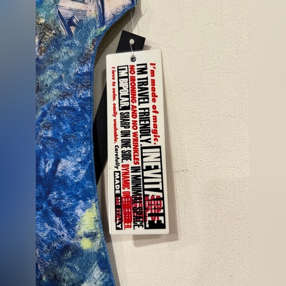 Animapop Italy Reversible Dress Abstract Artsy NWT No Iron Travel Women’s Sz S - Picture 6 of 15